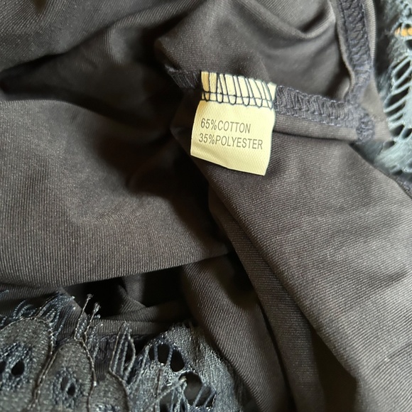 NWT Marokeety Dress Sleeveless Lace Lined Elegant Cocktail Midi Womens Small - Picture 2 of 8